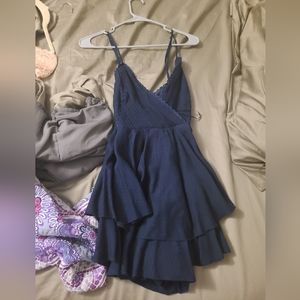 Navy Blue Romper
